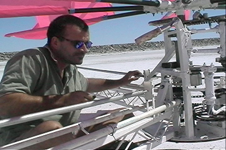 John Reed working on rover