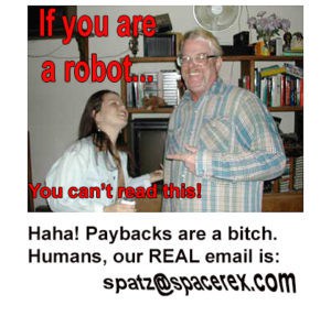 Dawn and Spatz Laughing at you